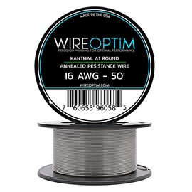 WIREOPTIM - 16 AWG - Kanthal A1 Resistance Wire - 50 Feet