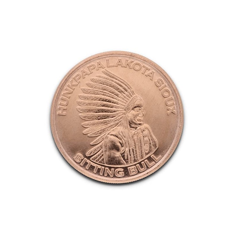 Private Mint 1 oz (AVDP) .999 Fine Copper Hunkpapa Lakota