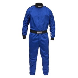 ‎Allstar Performance ALL931021 Driving Suit - 1-Piece - SFI 3.2A/1 - Single Layer - Fire Retardant Cotton - Blue - Small - Each
