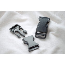 BEAUTY PLAYER 20mm Insert Buckle, 0.8 inch (20 mm) Wide, 20 Pieces, Side Release Buckles, Laces, Back, Plastic Parts, Belt Parts, Tape, Collars, For Dogs, Outdoor, Mountain Climbing Cables (0.8 inches