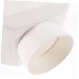 OSALADI Downspout Gutter Water Funnel PVC Downpipe Adapter 10.63 x 5.91 x 7.48 Inches Rain Barrel Diverter for Gutter Water Collection System Connection