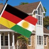 Kurdistan Large 90 x 150 cm Kurdistan Germany Flag, Large