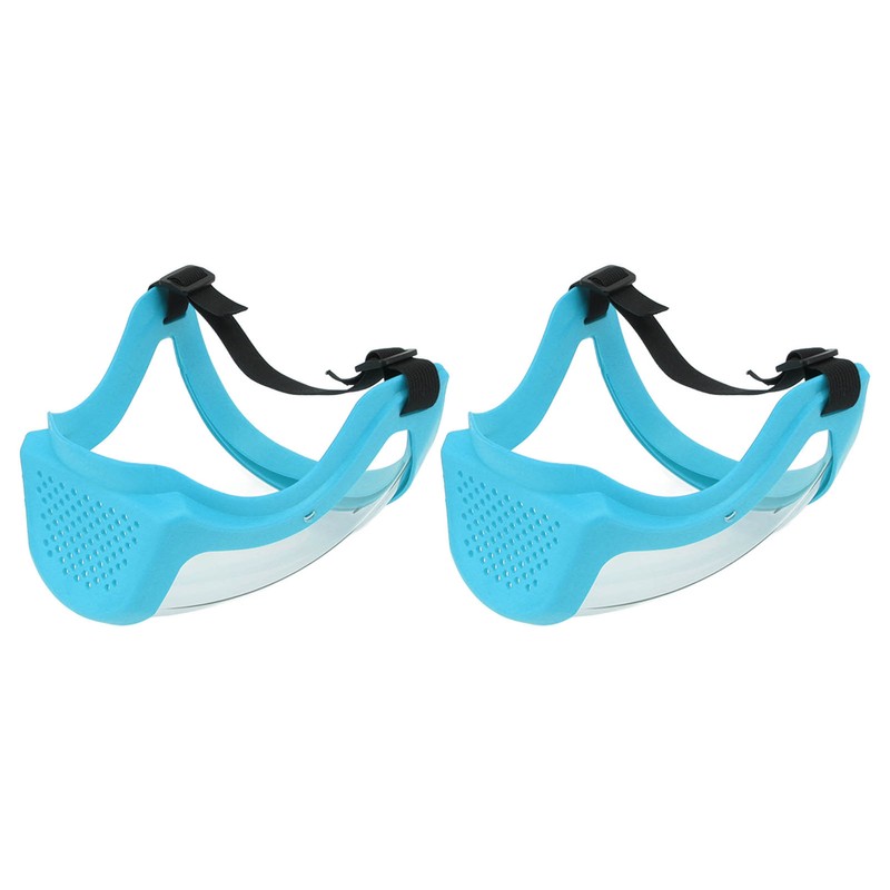 2pcs Protective Face Cover Dustproof Safety Elastic Belt Reusable Face