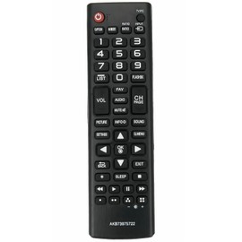 AKB73975722 TV Remote Control Replacement fit for LG LED HDTV 22LB4510 22LH4530 24LF4520 29LB4510 28LF4520 28LF4520WU 28LF4520-WU 24LB4510-PU 24LB451B 24LB451B-PU 24LF4520-WU 24LF452B 24LH4530-PU