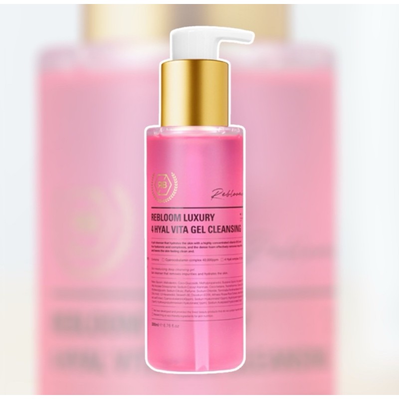 Ribble Lively Rebloom Luxury 4 Hyalvita Gel Cleansing Cleanser 200ml