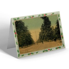 CHRISTMAS CARD - Vintage Hampshire - Southampton. The Avenue (e)