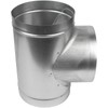 8" Inch T-Shape Ducting Splitter - 90 Degree Galvanized Steel