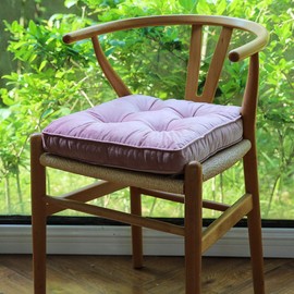 vctops - almohadillas para orejas de terciopelo suave para sillas de comedor, sillas de oficina, suelos de madera dura (rosa, 16 x 16 pulgadas)