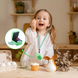 Silicone Cover Case for Bitzee Interactive Toy Digital Pet and Case,Case with Lanyard,Protective Case Holder Skin for Bitzee Virtual Electronic Pets for Girls & Boys (Green)