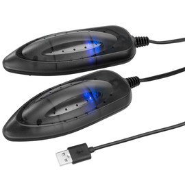 infactory Ski Boot Warmer: Portable USB Shoe Dryer with UV Light and 2 Dry Modules, 8 Watt (Glove Dryer, Electric Shoe Dryer, Heated Socks)