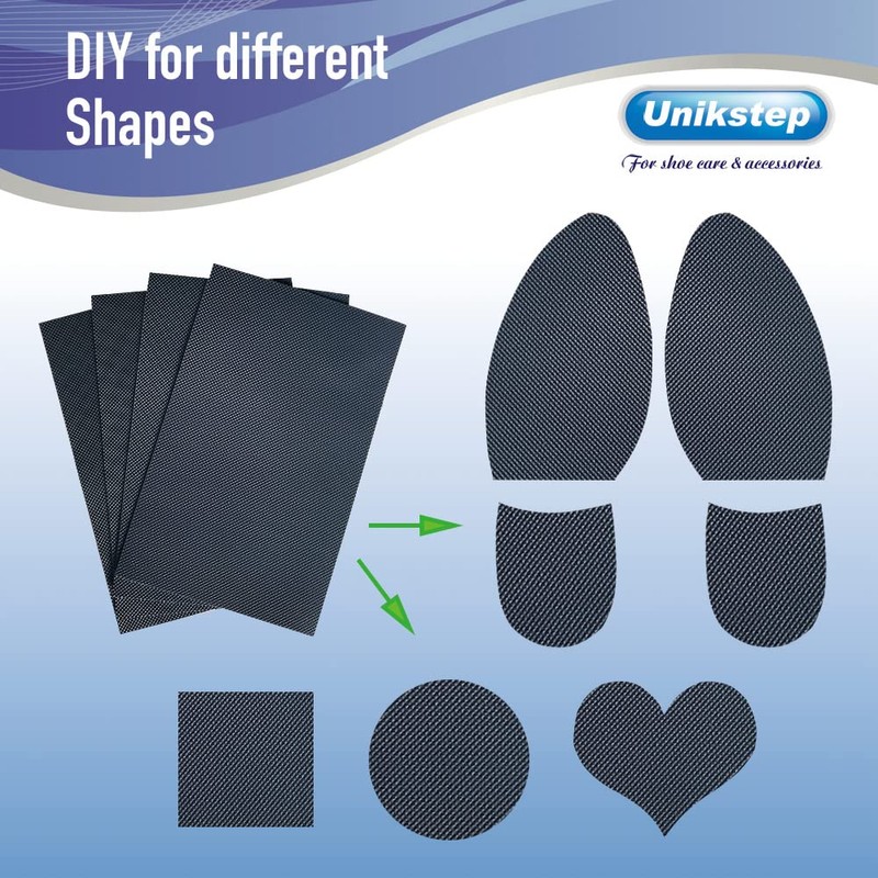 Unikstep Protector de suela antideslizante para zapatos, 4 piezas, color