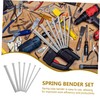 Operitacx 7 Piece Pipe Bender Set Spring Pipe Bender Metal