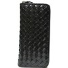 Berkut 1030220 Italian Leather Genuine Leather Braided Long Wallet, Round