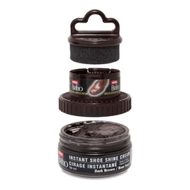 Moneysworth & Best Instant Shoe Shine Cream Kit, Dark Brown, 50 ml