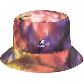 Kangol Tie Dye Bucket Cloth Hat Summer Sun (L (58-59 cm) - Mixed Colours)