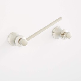 Signature Hardware 446871 Pendleton Double Post Toilet Paper Holder - Chrome