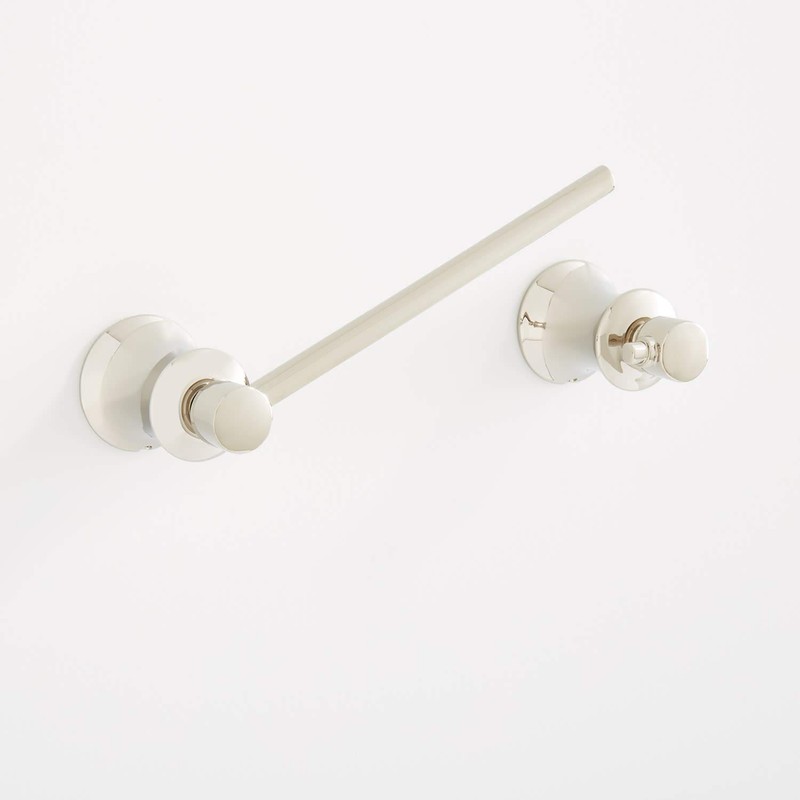 Signature Hardware 446871 Pendleton Double Post Toilet Paper Holder -