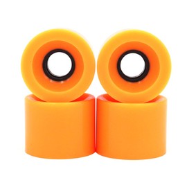 POFET Longboard Skateboard Wheels 60x45mm 78A Replacement Wheels Also for Cruiser Penny Board Waveboard Snakeboard Good for Beginners 4 Pack Orange