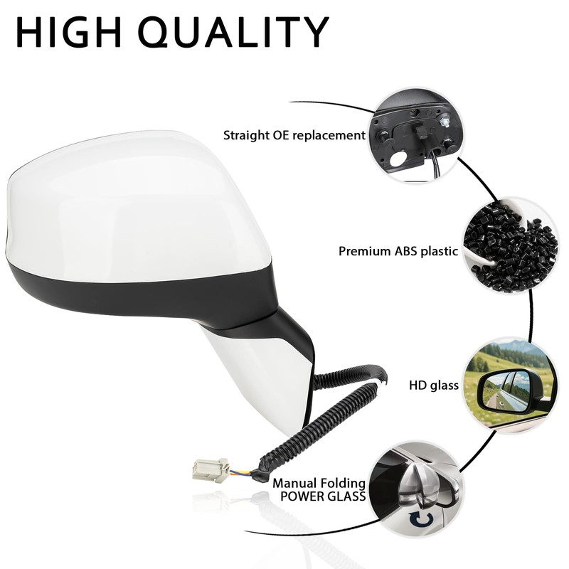 Passenger Side Right Mirror for 2012-2015 Honda Civic | Power