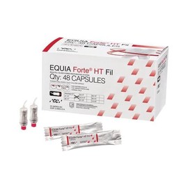 GC 901564 Equia Forte HT Fil Glass Hybrid Restorative Capsules A1 48/Pk 453010