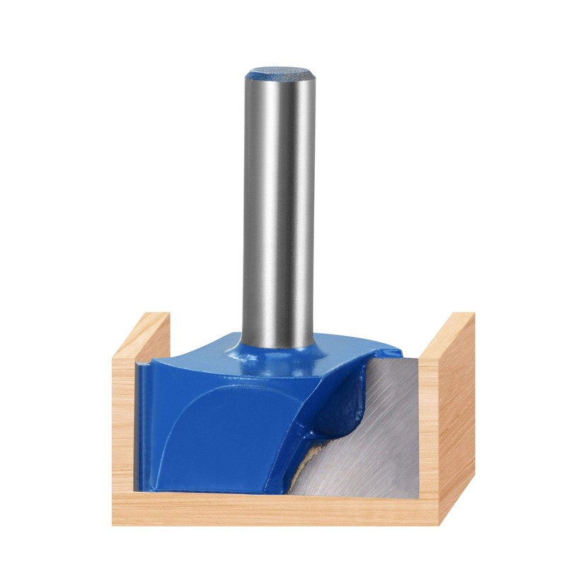 sourcing map 32mm Dia 8mm Shank Bottom Cleaning Router Bit,