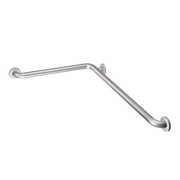 Moen 8992 Home Care Safety 16 x 32-Inch L-Shaped Bathroom Grab Bar, Peened
