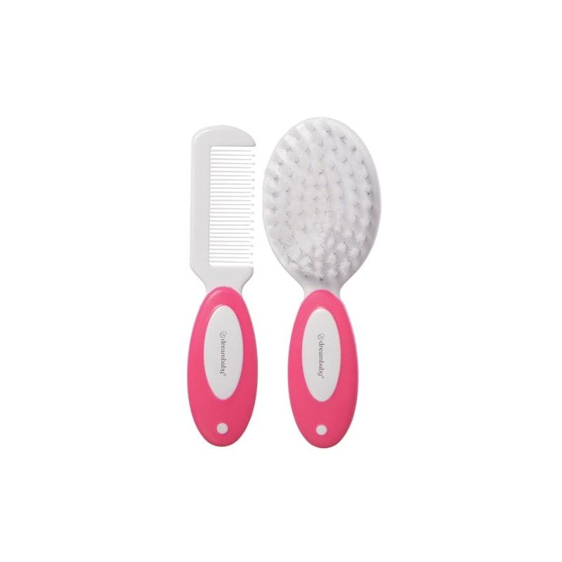 Dreambaby Deluxe Super Soft Bristles Brush and Comb Set -