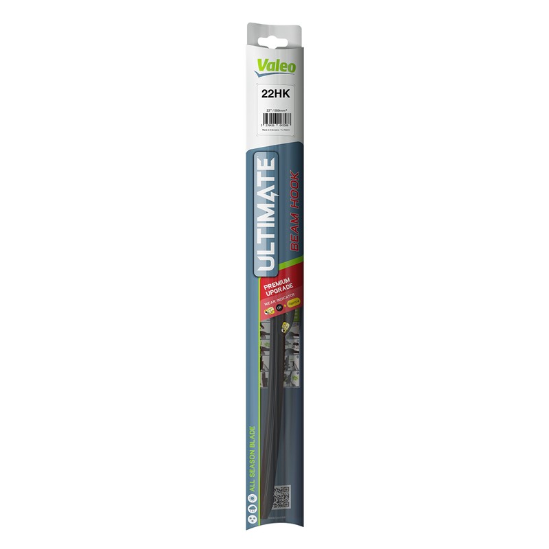 Valeo 22HK 22" Ultimate Beam Hook Wiper Blade, 1 Pack
