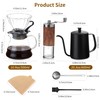 Unbreakable Pour Over Coffee Maker Set – 6-Piece Set with