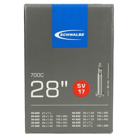 SCHWALBE Bicycle Tube with 40mm Presta Valve, 28 x 1-1.75-Inch