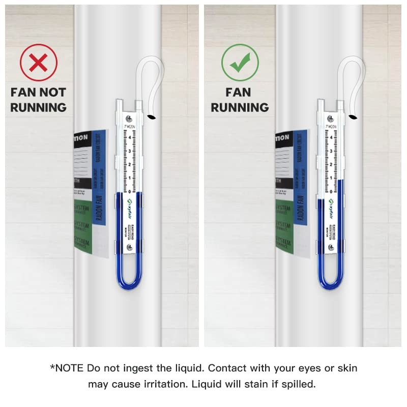 XYF Air Easy Read Manometer | U-Tube Air Pressure Indicator