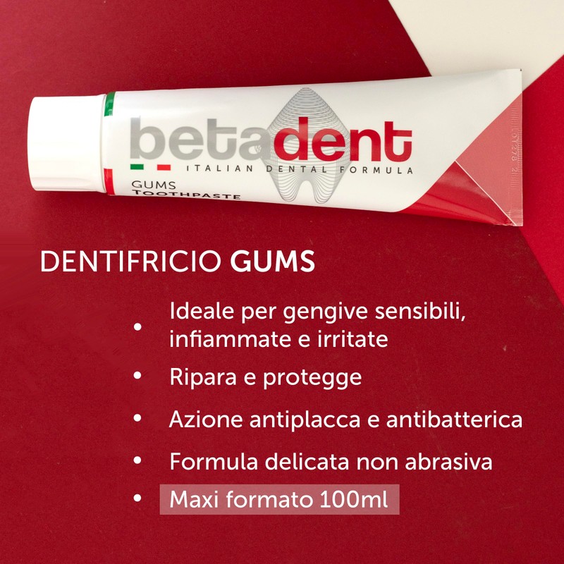 Betadent Set of 2 Toothpastes for sensitive, inflamed and irritated
