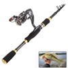 Fishing Rod Kit Carbon Fiber Telescopic 1.8m Fishing Pole and