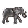 Hebdids Silver Elephant Statue - Modern Home Decor, Resin Sculpture