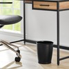 iDesign Small Round Plastic Bathroom Trash Can - Set of