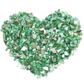 LUCKY BABY Crushed Shells for Crafts, Small Natural Crushed Seashells Pieces Chips, Sea Shells for Decorating Wedding Vase Fillers Beach Weddings Party Home Decor 21oz