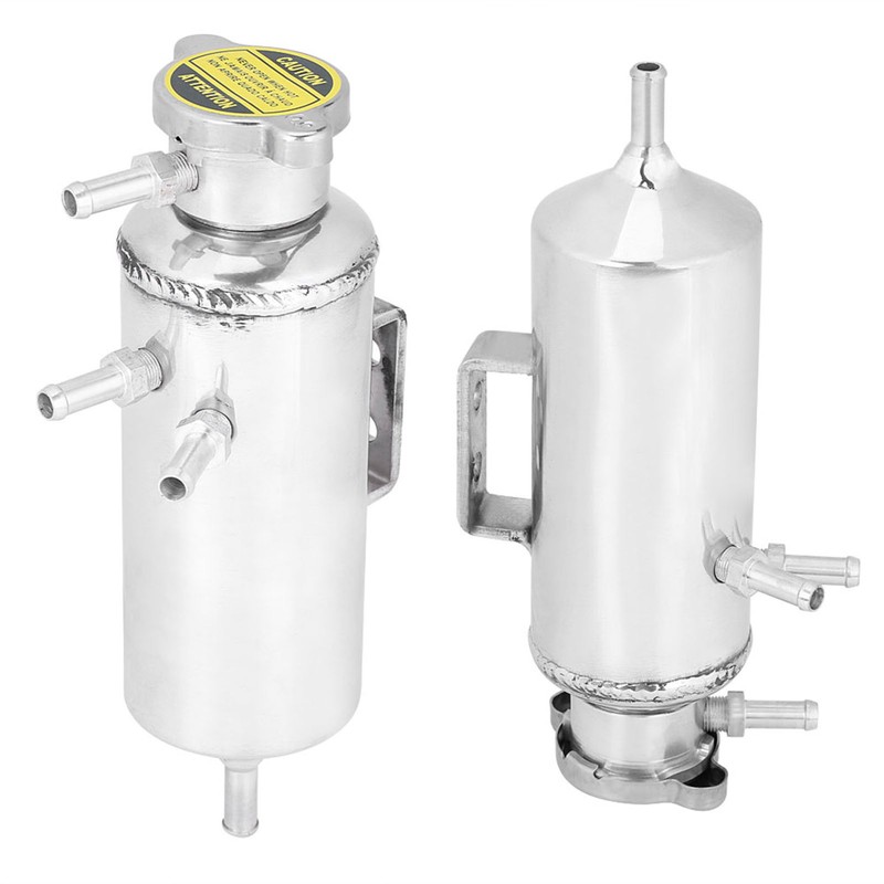 350ml Aluminum Car SUV Overflow Catch Tank Cooler Coolant Aluminum