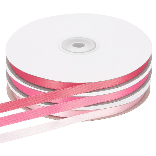 PATIKIL 1/4 Inches x 50 Yards Satin Ribbon Roll, 3