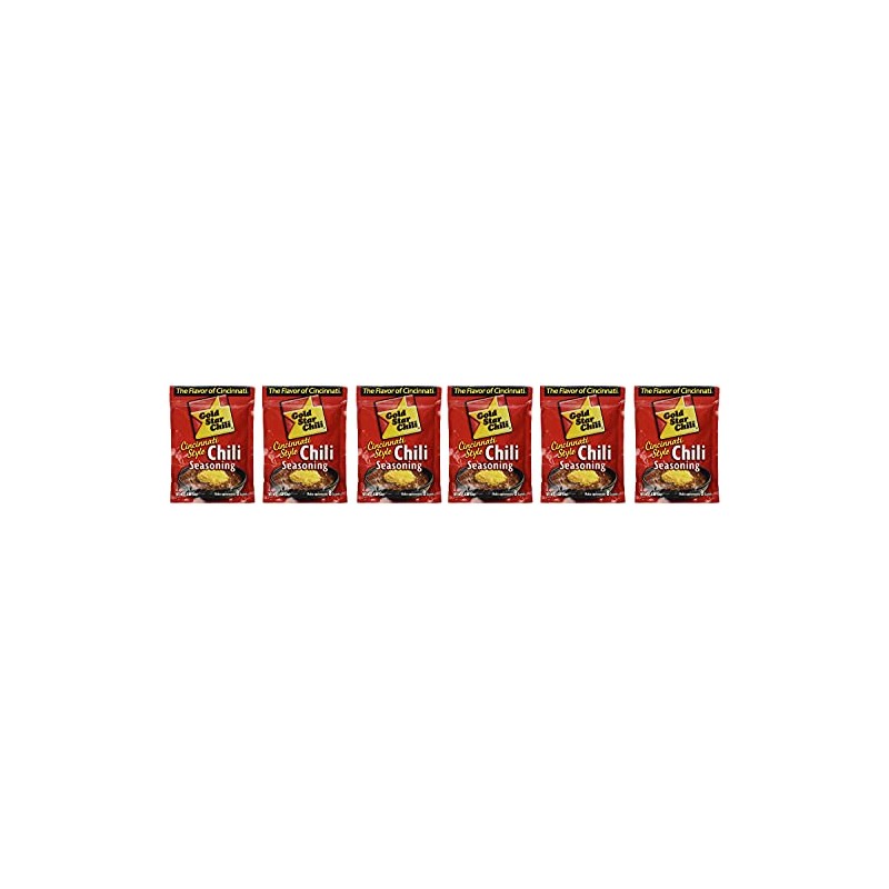Gold Star Cincinnati Style Original Chili Seasoning. (3 Pack) Set