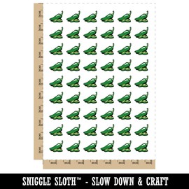 Jalapeno Hot Pepper with Seeds Temporary Tattoo Water Resistant Fake Body Art Set Collection - 54 1" Tattoos (1 Sheet)