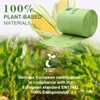 100% Compostable 1.6 Gallon Trash Bags, 6 Liter, 150 Count