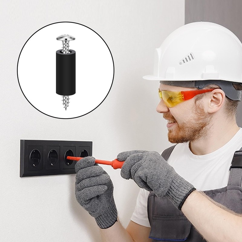 1000pcs ABS Round Spacer Washer Assortment Kit, M3 M4 Nylon