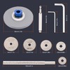 Meaowera Pipe Cutting Tool, 360°Rotating Pipe Cutters for PVC, Wood,