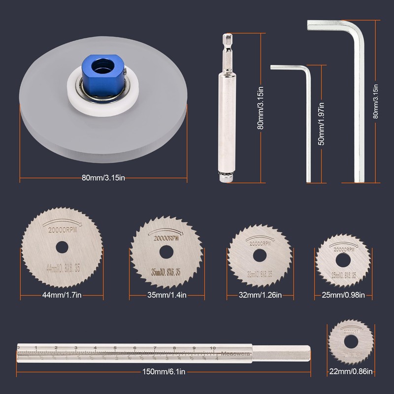 Meaowera Pipe Cutting Tool, 360°Rotating Pipe Cutters for PVC, Wood,