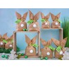 Easter Bunny Paper Gift Packaging Set for DIY Craft and