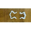 Strong Plastic U Clips for Joining Divan Bed and Ottoman