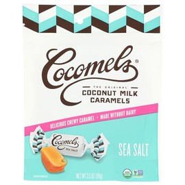 Cocomels Coconut Milk Caramels, Sea Salt, USDA Certified Organic, Dairy Free, Gluten Free & Non-GMO, 3.5 Ounce (Pack of 6)