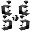 GmeDhc Pack of 4 Small Screw Clamps, Adjustable Table Clamp