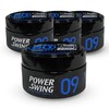 Seungil Mise en Scene Power Swing Hair Super Hard Matte Cream Wax 9 80g 4pcs