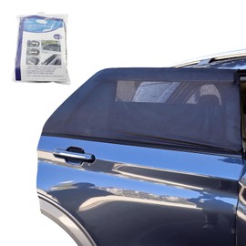 Uexplore-oz Car Window Shade - Car Rear Window Sunshade for Baby, Sunlight UV Mosquito Pest Dust Blocking Side Window Cover, Fit Most Vehicle Ute Truck SUV Sedan RV Pair (Size M (100cm × 53cm))